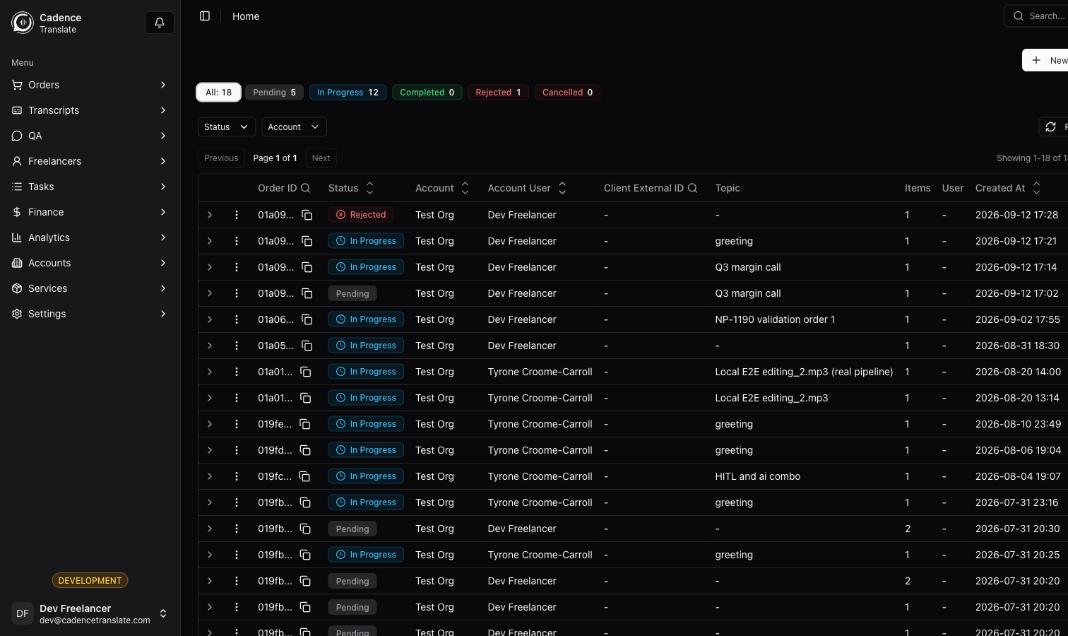 Cadence Translate — Transcription Pipeline & MegaEditor — 5