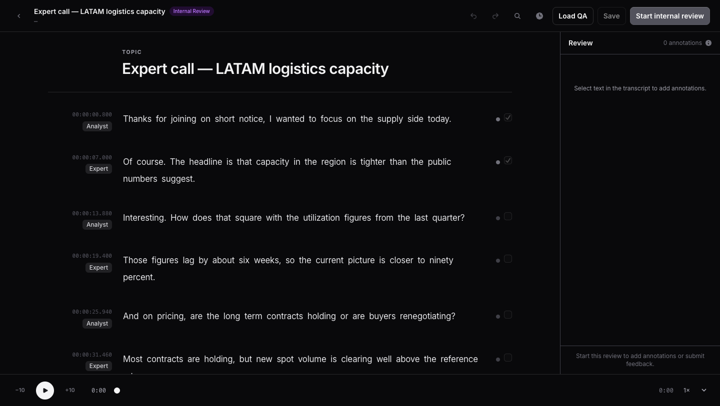 Cadence Translate — Transcription Pipeline & MegaEditor — 2