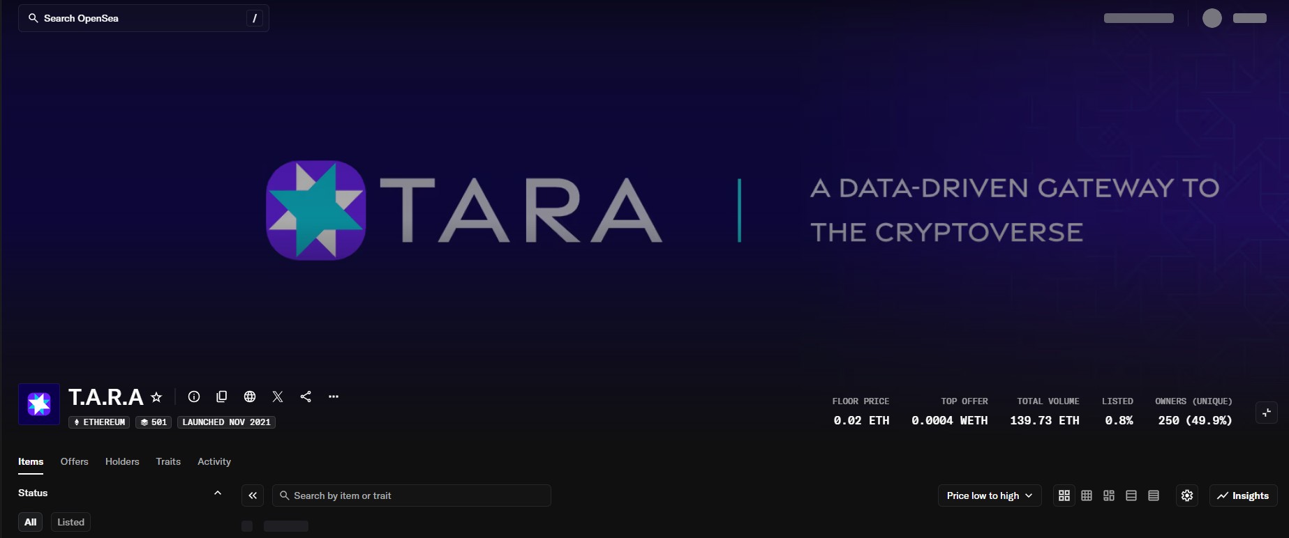 T.A.R.A - Web3 Analytics & Access Control